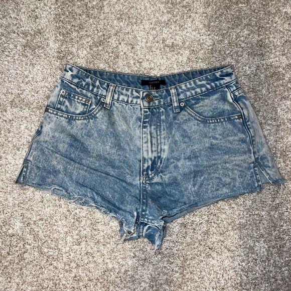 Forever 21 Pants - Washed Blue Jean Shorts